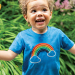 Frugi Avery applique rainbow top