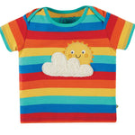 Frugi bobster applique rainbow tshirt