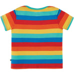 Frugi bobster Applique rainbow organic cotton tshirt