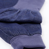 Frugi ink blue carrot organic cotton cord pull up kids trousers.