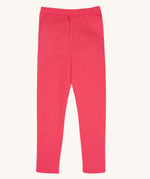 Frugi kids libby leggings in rose available at Babipur. 100% GOTS organic cotton leggings in bright pink with a soft elasticated waist band for a comfortable fit.