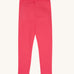 Frugi kids libby leggings in rose available at Babipur. 100% GOTS organic cotton leggings in bright pink with a soft elasticated waist band for a comfortable fit.