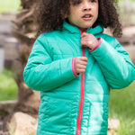 The back of the Frugi Reversible Toasty Trail Jacket - Wild Horses