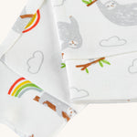  on the Frugi Children's GOTS Organic Cotton Frankie Summer Outfit - Sleepy Sloths