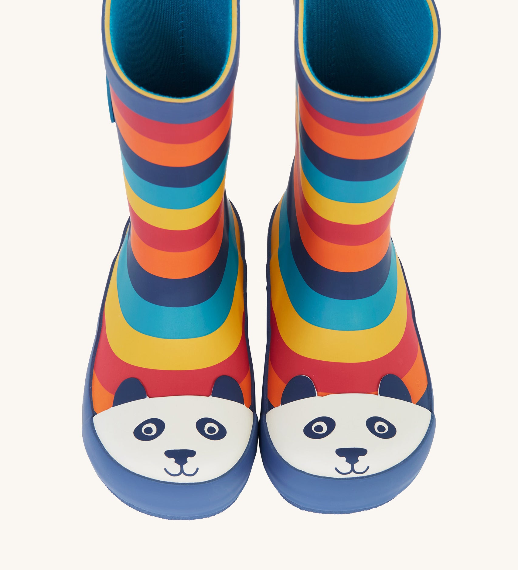 Frugi Puddle Buster Wellington Boots Rainbow Panda – Babipur
