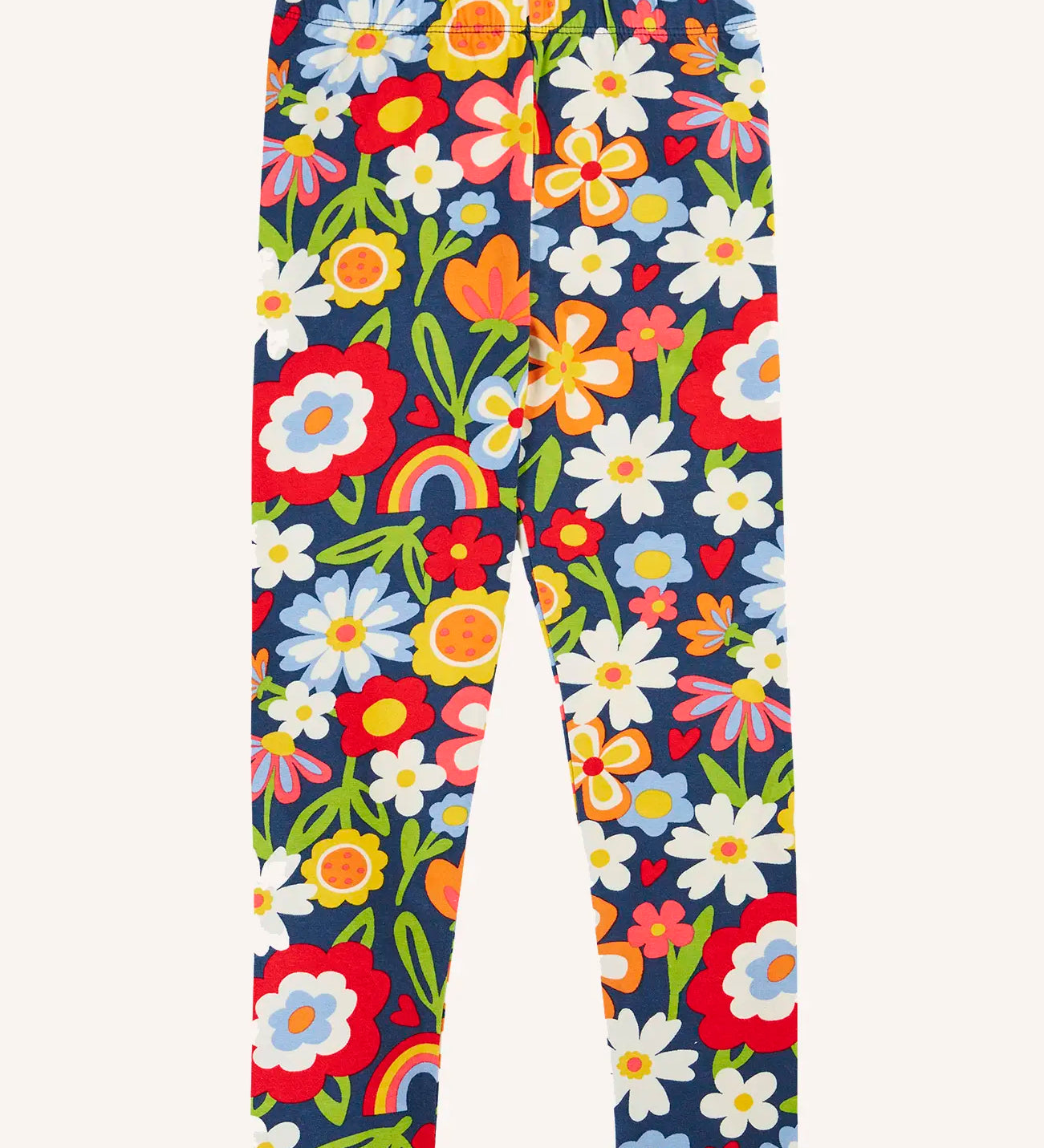 Frugi libby beautiful bunch printed organic cotton leggings. 