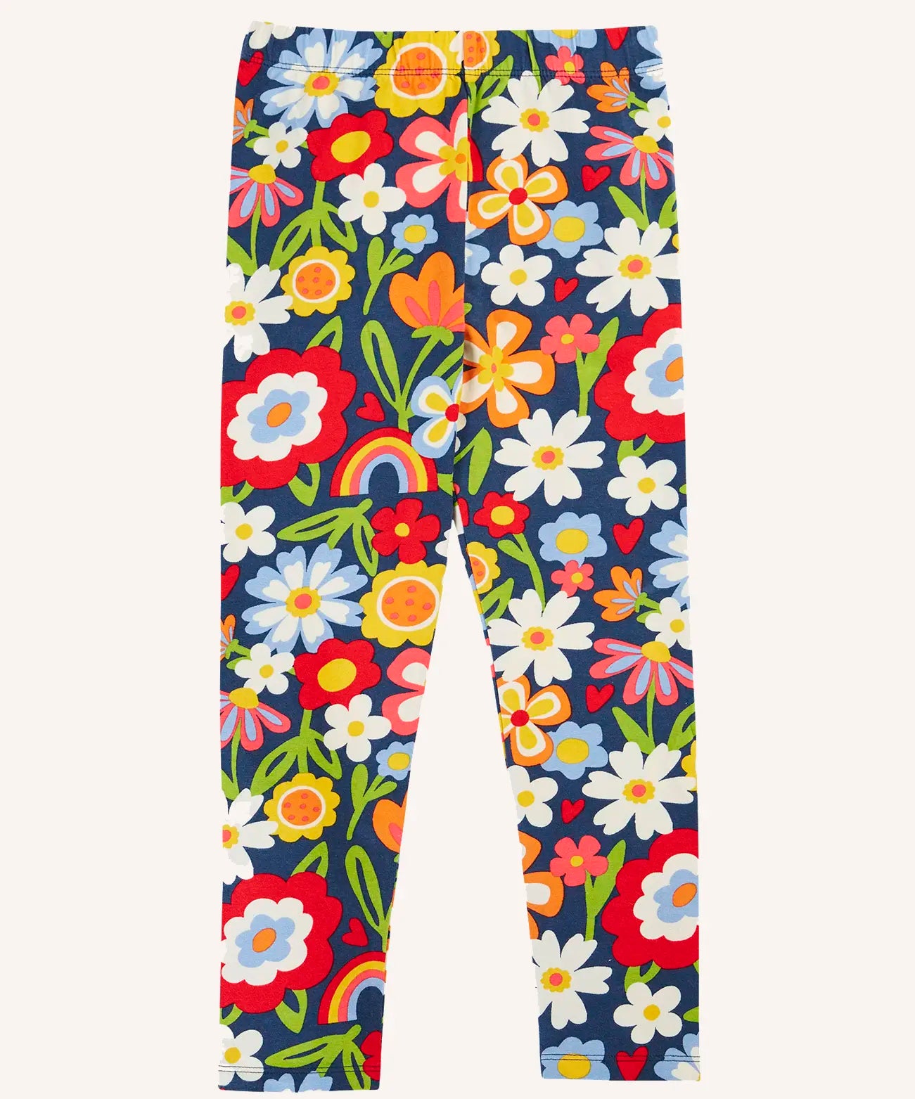 Frugi libby beautiful bunch printed organic cotton leggings. 