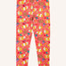 Frugi libby pink organic cotton  leggings with an all over guinea pig muddle print.