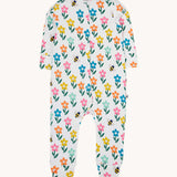 Frugi Lovely Babygrow - Fun Flowers