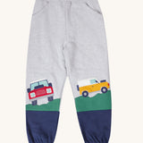 Frugi Malpas Placement Grey Joggers with Trucks