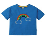 Frugi myla organic cotton rainbow top