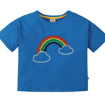Frugi myla organic cotton rainbow top