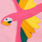  yellow and orange winged Macaw applique