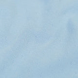 Frugi long sleeve top in sky blue organic cotton showing close up of the pointelle texture