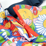  wearing the Frugi Snow & Ski Salopettes and Coat - Retro Happy