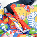  wearing the Frugi Snow & Ski Salopettes and Coat - Retro Happy