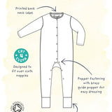 Frugi riley romper infograph