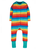 Frugi Riley Romper Rainbow Stripes
