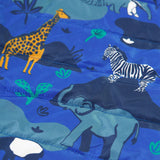  showing the safari animal print inside the hood