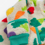 kids onesie veg patch design cuff detail