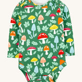 The fun-guys print baby vest from the set of two Frugi organic cotton super special long sleeved organic cotton baby vests.