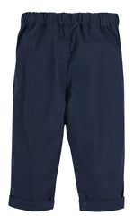 Frugi Tommy trousers indigo with drawstring waist 