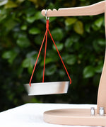 Glückskäfer balance with weights children's weighing scales toy.  