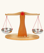 Glückskäfer balance with weights children's weighing scales toy.  