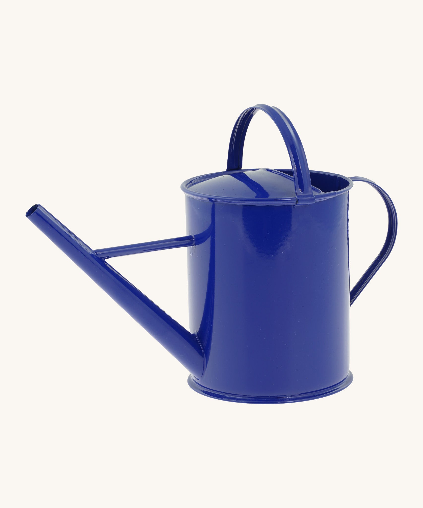 Gluckskafer 1l eco-friendly metal watering can toy in blue without the spout. 