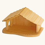 Gluckskafer farm & nativity stable wooden toy building.