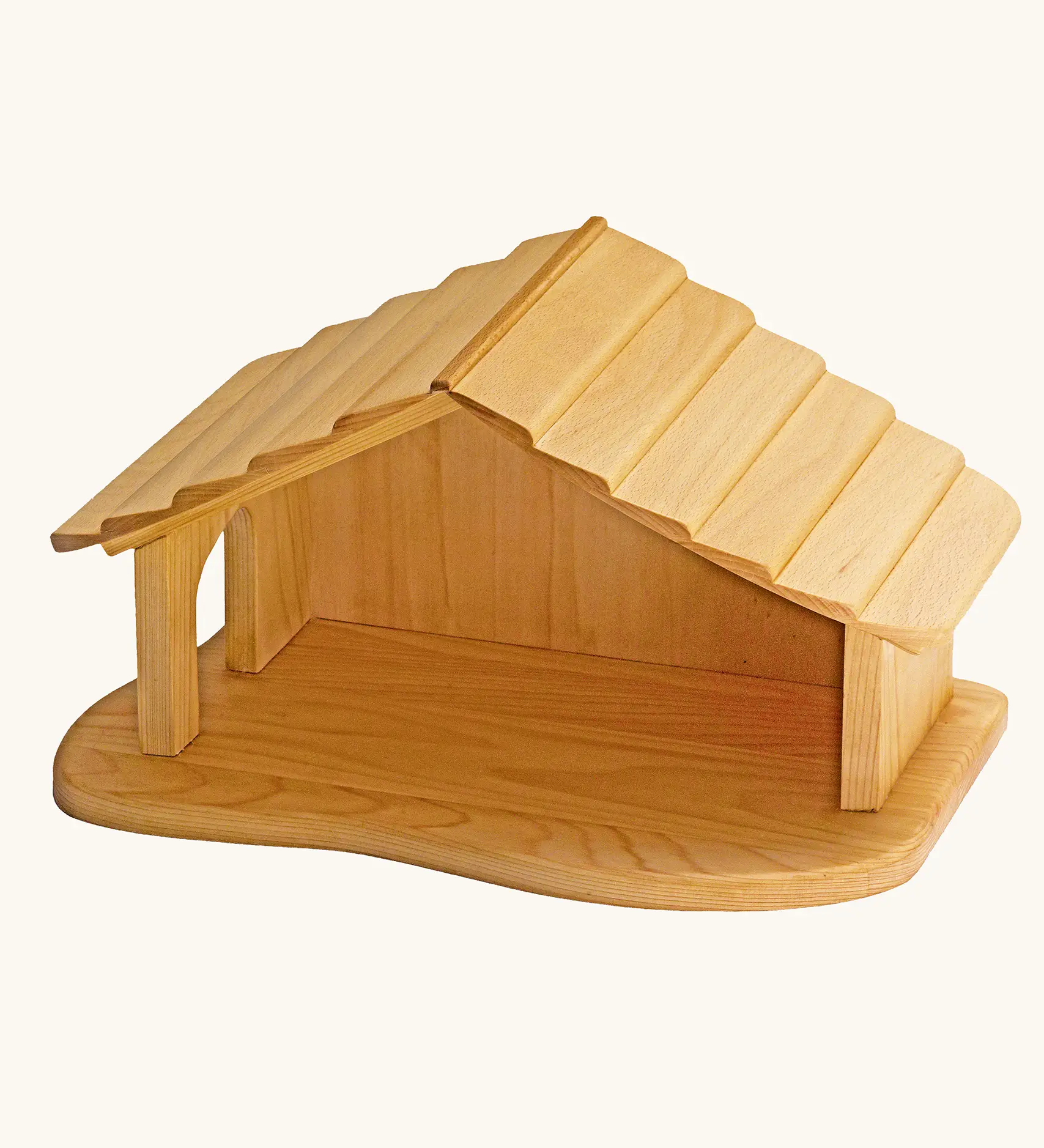 Gluckskafer farm & nativity stable wooden toy building.