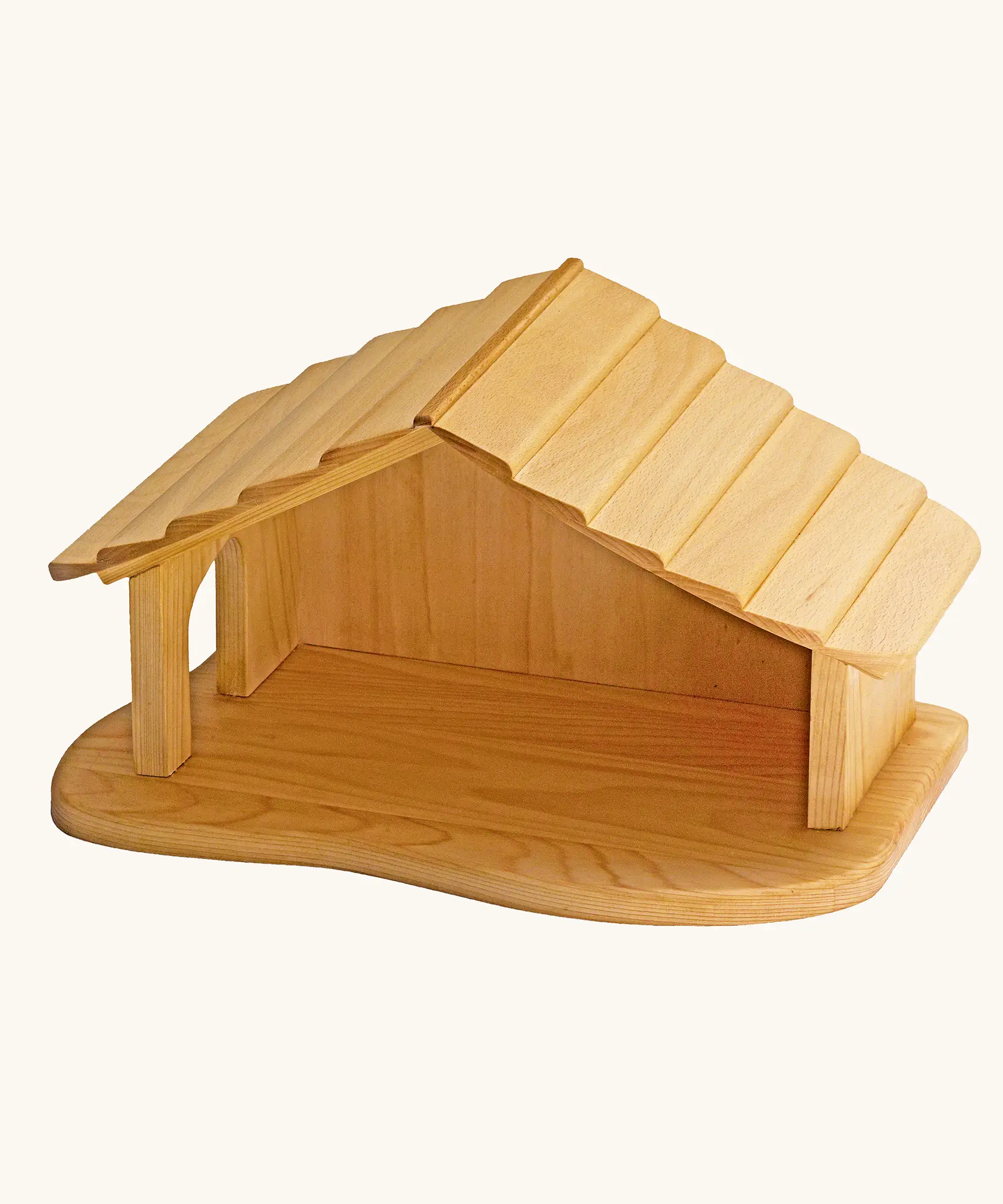 Gluckskafer farm & nativity stable wooden toy building.