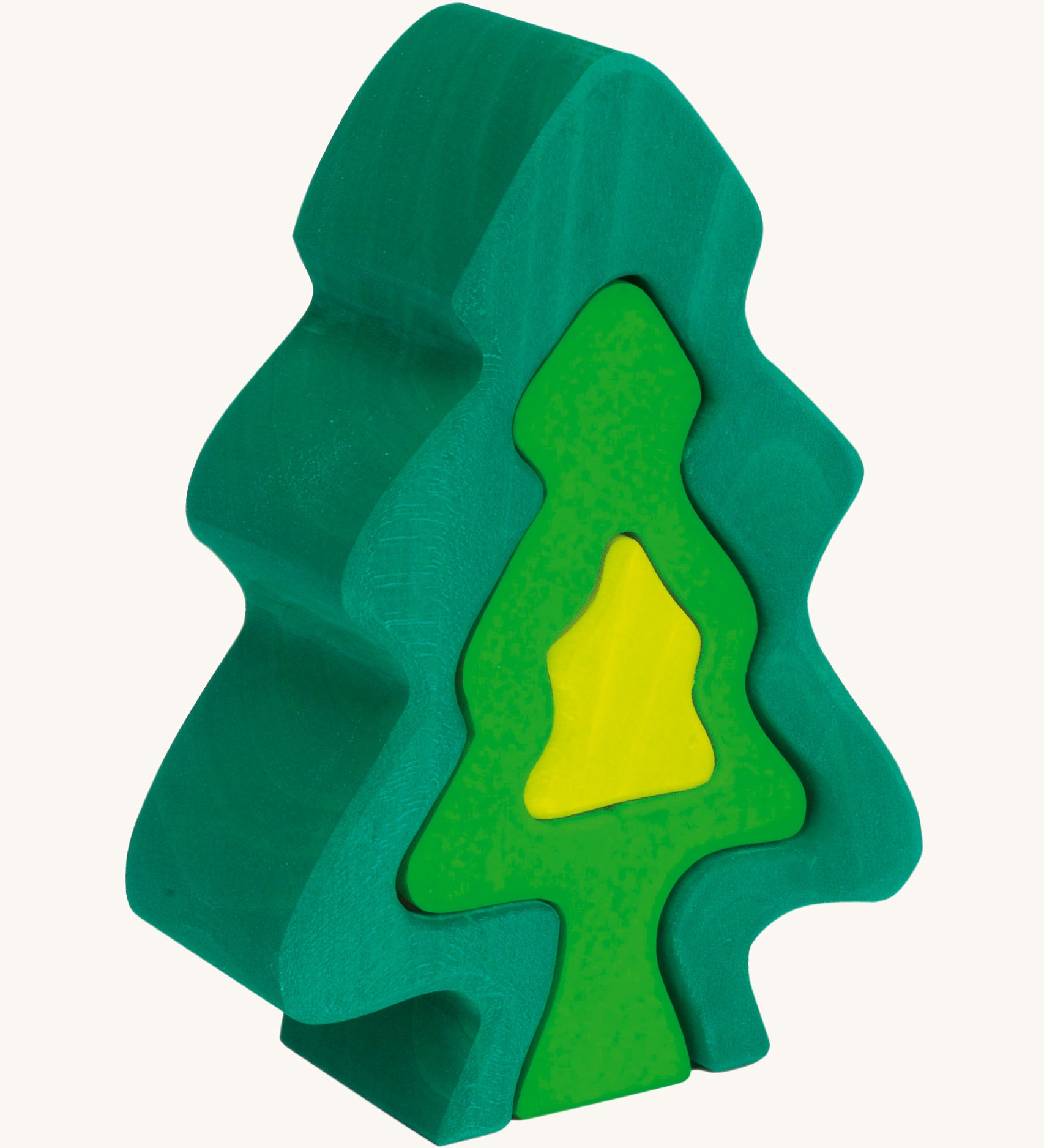 Glückskäfer 6-Piece Fir Tree wooden stacker.