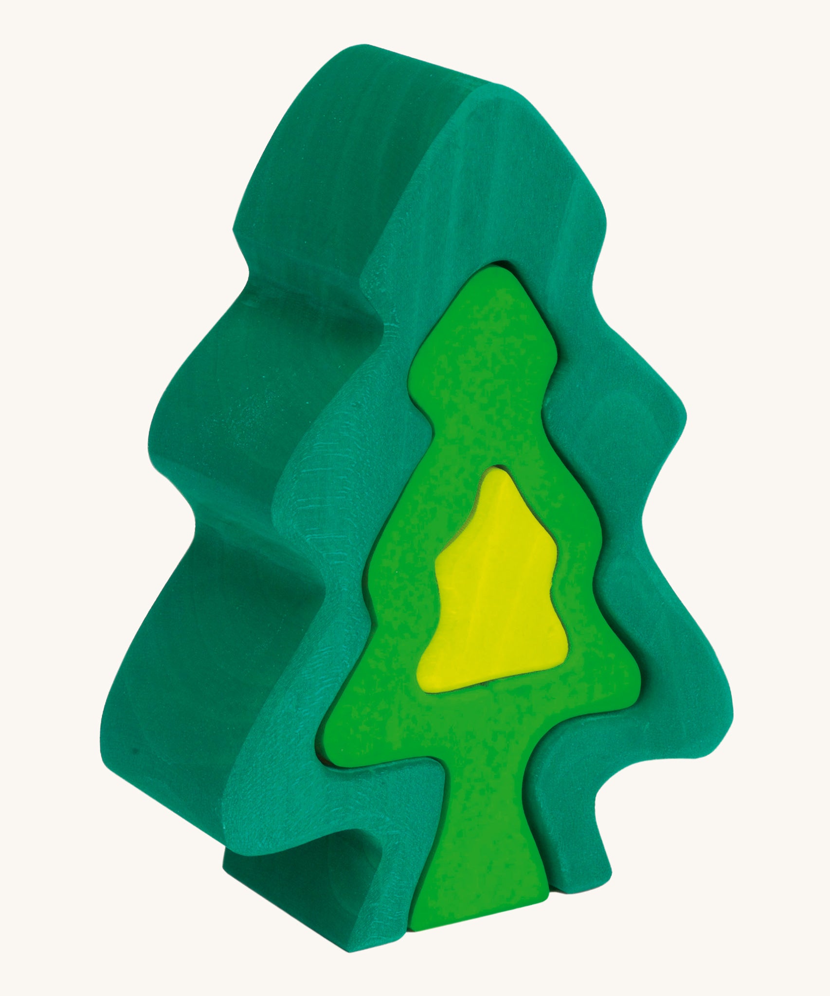 Glückskäfer 6-Piece Fir Tree wooden stacker.