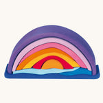 Glückskäfer wooden Purple Sunset stacking Set Toy.