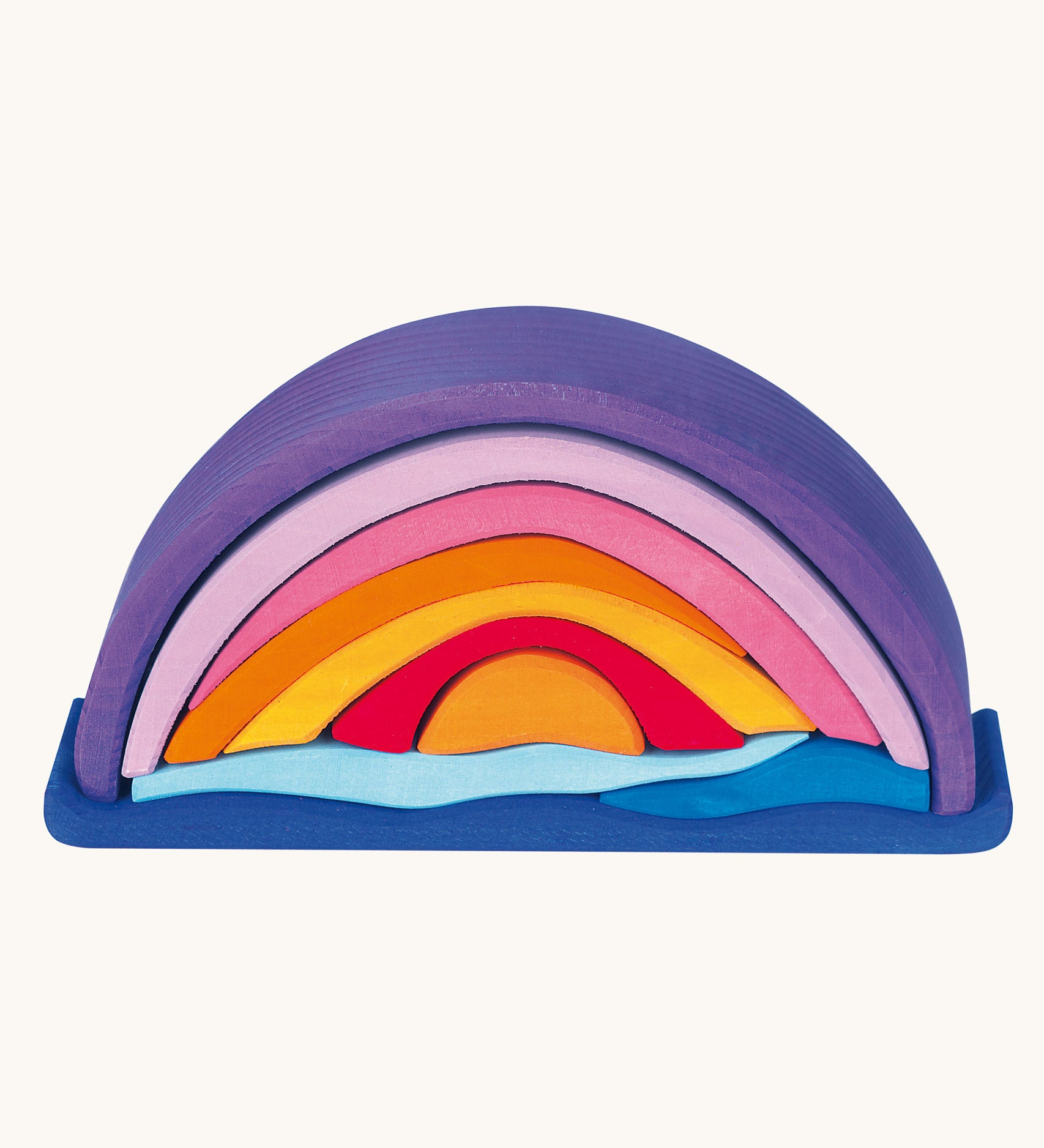 Glückskäfer wooden Purple Sunset stacking Set Toy.