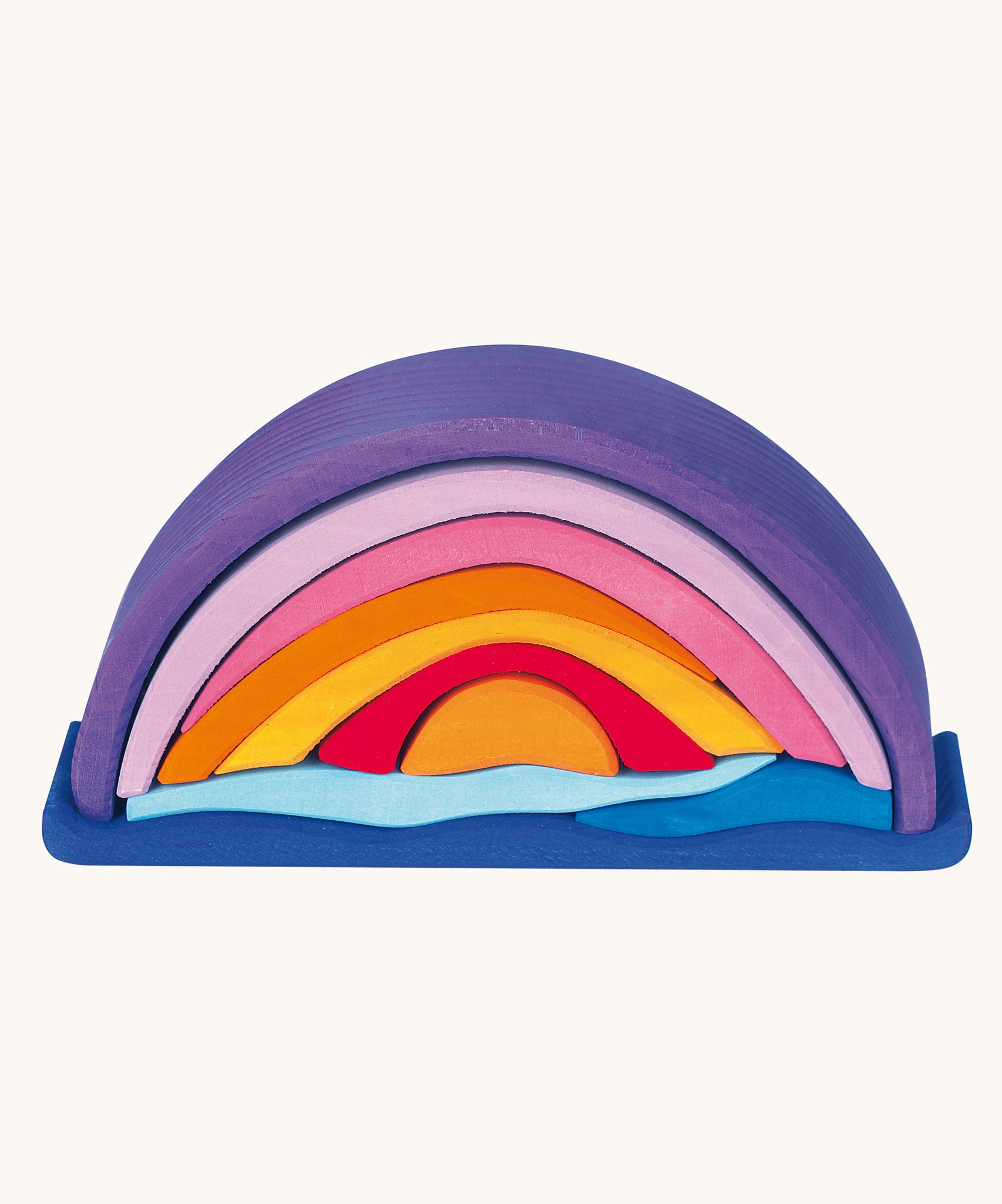 Glückskäfer wooden Purple Sunset stacking Set Toy.