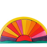 Gluckskafer Yellow Sunray Arch pictured on a plain white background