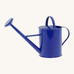 Gluckskafer 1l eco-friendly metal watering can toy in blue with the spout attached to the nozzle