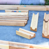 Glückskäfer 23 Piece Wooden Marble Track