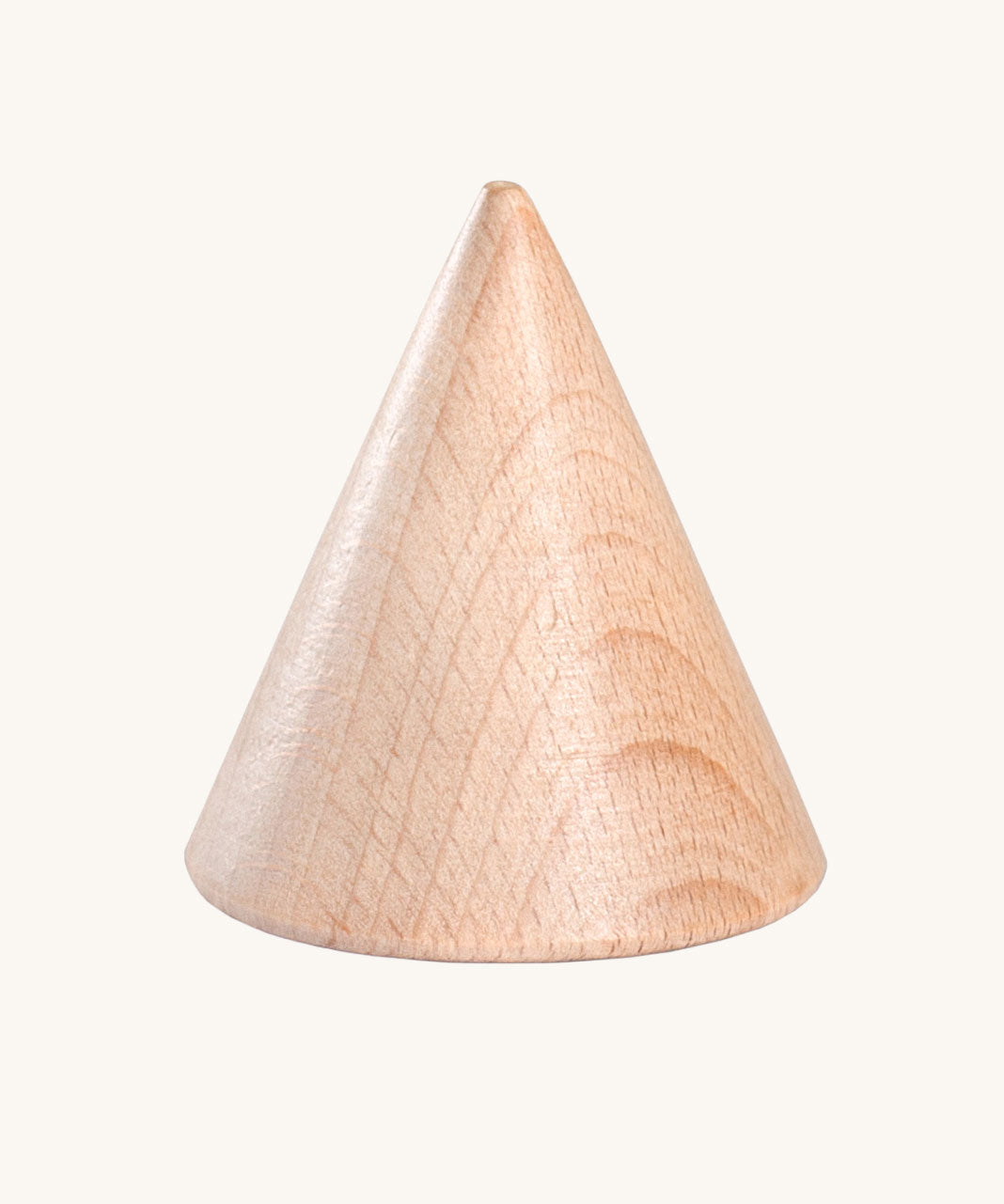 Grapat Loose Parts set of 6 Natural Wooden Cones. These wooden toys are part of a wide range of open ended toys available at Babipur.