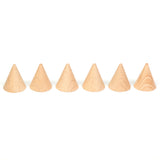 Grapat Loose Parts 6 Natural Wooden Cones