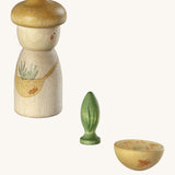Grapat lucky lucky 4th edition including 3 foraging inspired wooden peg dolls and pieces with a delicate hand paint designs
