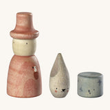 Grapat lucky lucky 4th edition including 3 difference sized magic inspired wooden peg dolls  with a delicate hand paint designs