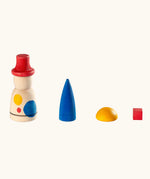 Grapat Lucky Lucky mystery toy box number 1 containing the red, yellow blue set. 