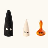 Grapat Lucky Lucky mystery toy box number 13 boo in the dark set of wooden toys. 