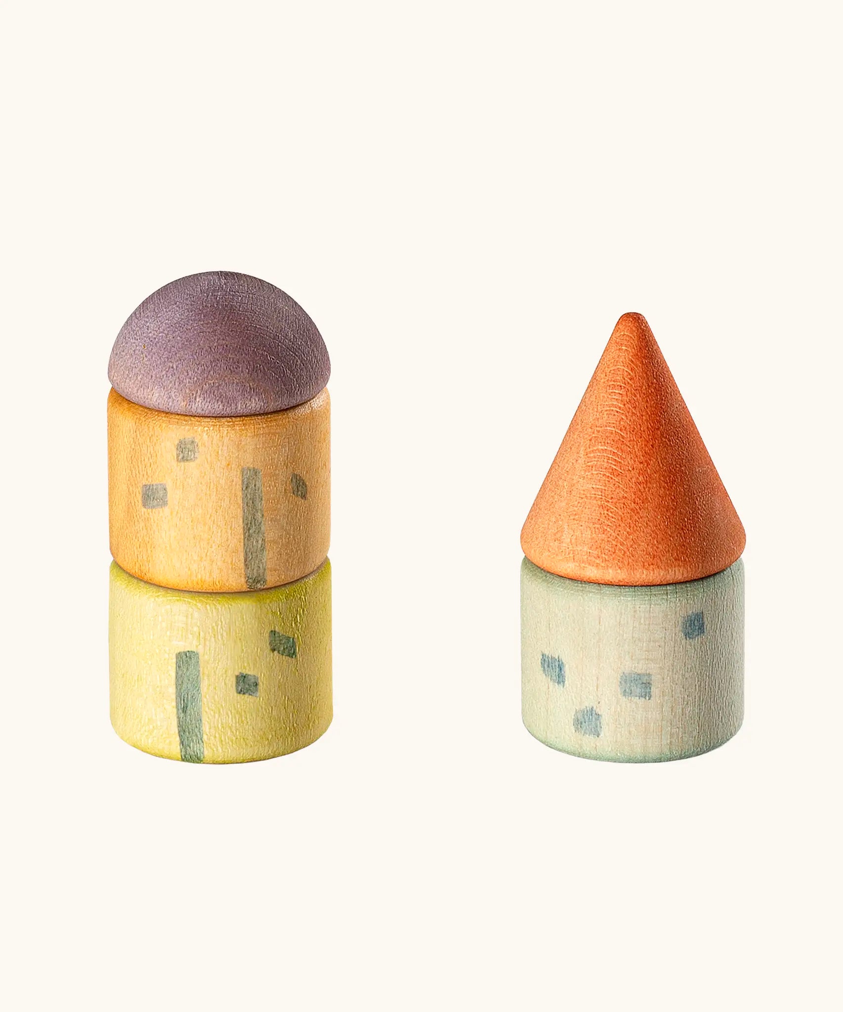 Grapat Lucky Lucky mystery toy box number 9 containing the stacking homes set. 