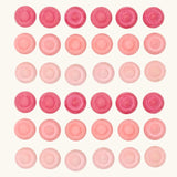 Grapat mini pink flowers mandala pieces in a set of 36. 3 shades of pink, 12 in each colour.