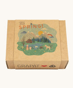 The box that the Grapat and Ostheimer collaboration  Handmade Seasonal Play Set Hello Spring Set comes in.
