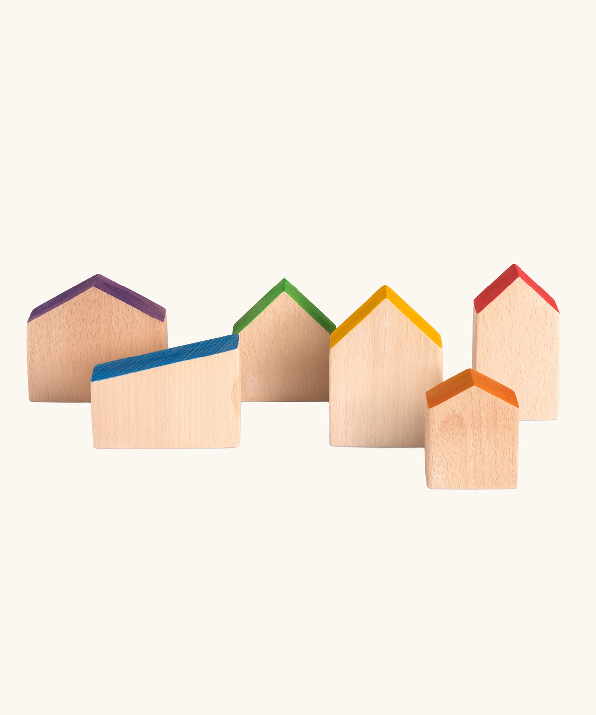 Grapat Six Wooden Houses Set – Babipur